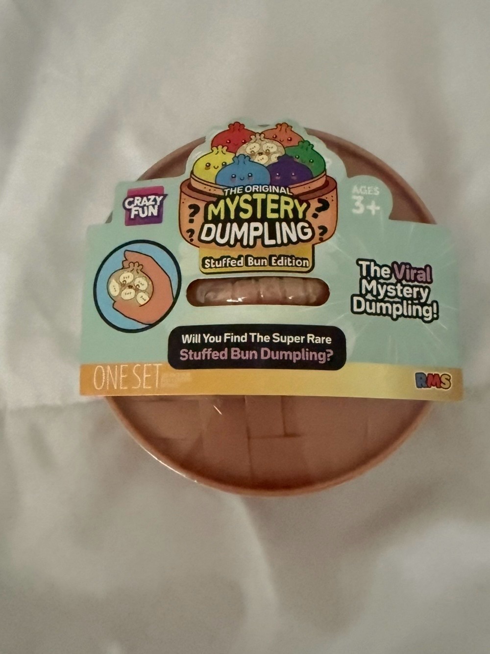 Crazy Fun Mystery Dumpling Stuffed Bun Edition RMS Sealed Mystery Capsule